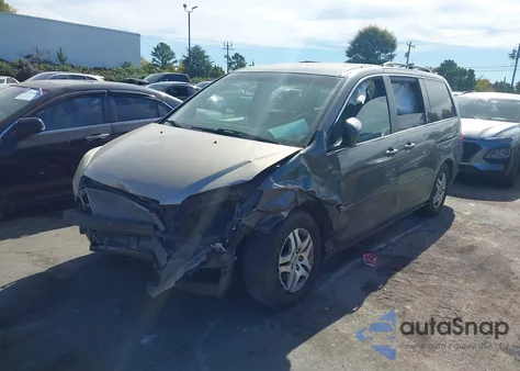 2007 Honda Odyssey Ex из США, поврежденный, VIN 5FNRL38407B439136